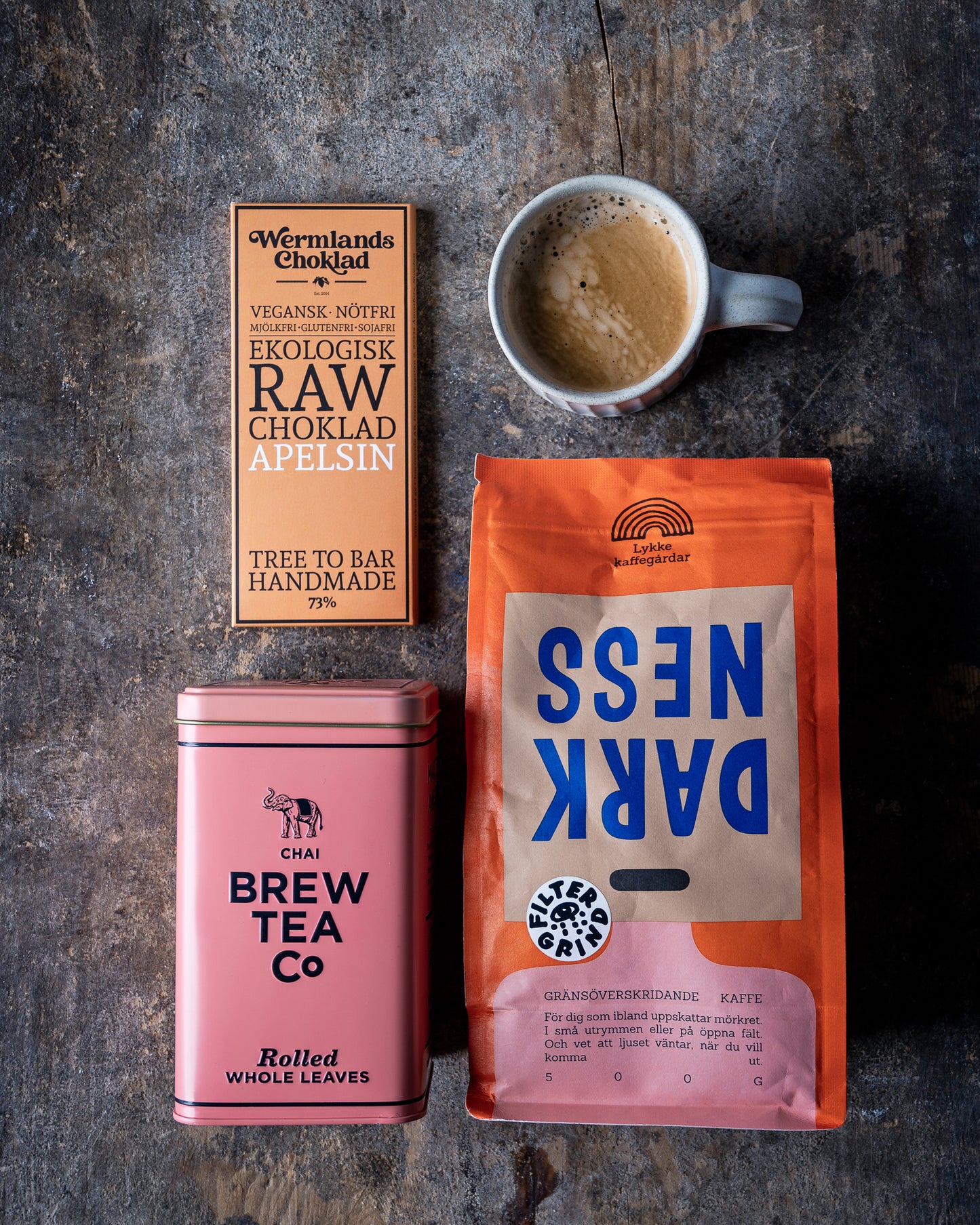 Kaffe,Tea & choklad